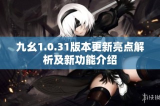 九幺1.0.31版本更新亮点解析及新功能介绍