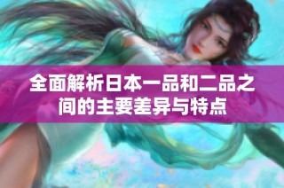 全面解析日本一品和二品之间的主要差异与特点