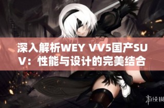 深入解析WEY VV5国产SUV：性能与设计的完美结合