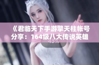 《君临天下手游擎天柱帐号分享：164级八大传说英雄解析》