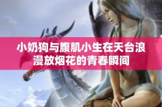 小奶狗与腹肌小生在天台浪漫放烟花的青春瞬间