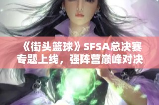 《街头篮球》SFSA总决赛专题上线，强阵营巅峰对决一触即发