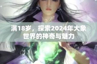 满18岁，探索2024年大象世界的神奇与魅力