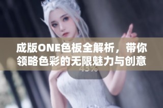 成版ONE色板全解析，带你领略色彩的无限魅力与创意应用