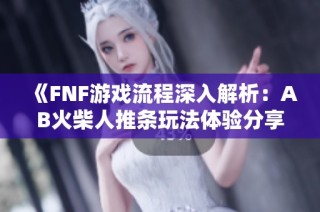 《FNF游戏流程深入解析：AB火柴人推条玩法体验分享》
