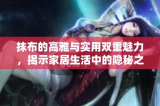 抹布的高雅与实用双重魅力，揭示家居生活中的隐秘之美