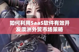 如何利用SaaS软件有效开发澳洲外贸市场策略