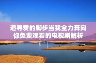 追寻爱的脚步当我全力奔向你免费观看的电视剧解析