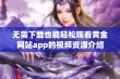 无需下载也能轻松观看黄金网站app的视频资源介绍