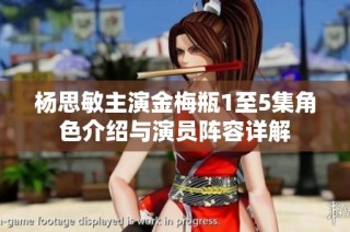 杨思敏主演金梅瓶1至5集角色介绍与演员阵容详解