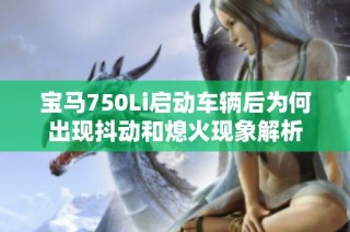 宝马750Li启动车辆后为何出现抖动和熄火现象解析