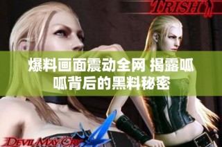 爆料画面震动全网 揭露呱呱背后的黑料秘密
