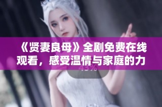 《贤妻良母》全剧免费在线观看，感受温情与家庭的力量