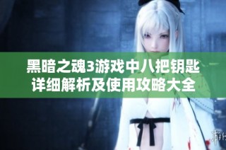 黑暗之魂3游戏中八把钥匙详细解析及使用攻略大全