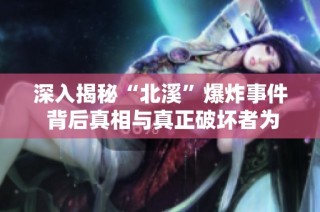 深入揭秘“北溪”爆炸事件 背后真相与真正破坏者为何未曝光