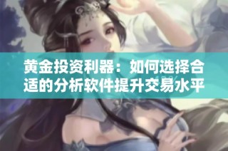 黄金投资利器：如何选择合适的分析软件提升交易水平
