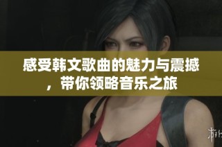 感受韩文歌曲的魅力与震撼，带你领略音乐之旅