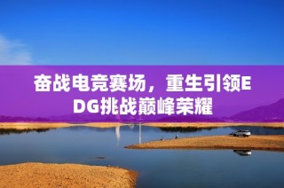 奋战电竞赛场，重生引领EDG挑战巅峰荣耀