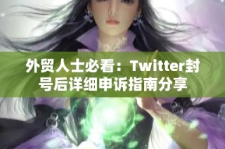 外贸人士必看：Twitter封号后详细申诉指南分享