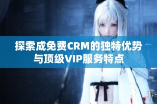 探索成免费CRM的独特优势与顶级VIP服务特点