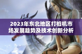 2023年东北地区打桩机市场发展趋势及技术创新分析