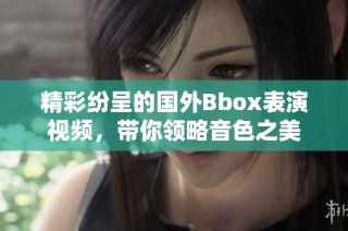 精彩纷呈的国外Bbox表演视频，带你领略音色之美