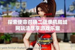 探索使命召唤二战单机局域网玩法尽享游戏乐趣