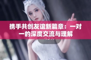 携手共创友谊新篇章：一对一的深度交流与理解