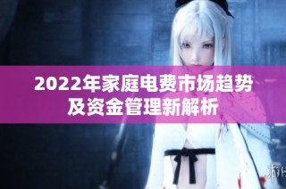 2022年家庭电费市场趋势及资金管理新解析