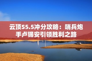 云顶S5.5冲分攻略：哨兵炮手卢锡安引领胜利之路