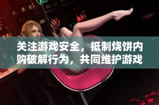 关注游戏安全，抵制烧饼内购破解行为，共同维护游戏环境