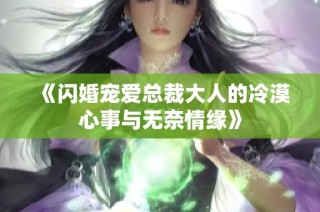 《闪婚宠爱总裁大人的冷漠心事与无奈情缘》