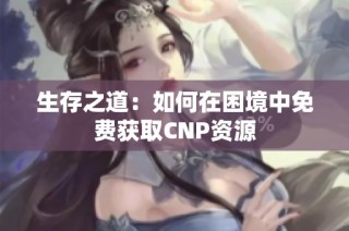 生存之道：如何在困境中免费获取CNP资源