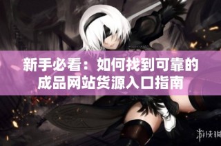 新手必看：如何找到可靠的成品网站货源入口指南