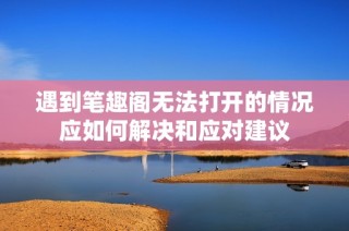 遇到笔趣阁无法打开的情况应如何解决和应对建议