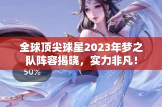 全球顶尖球星2023年梦之队阵容揭晓，实力非凡！