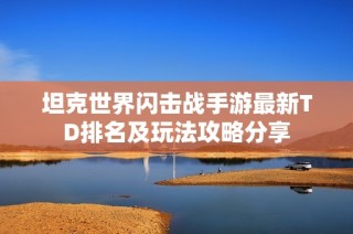 坦克世界闪击战手游最新TD排名及玩法攻略分享