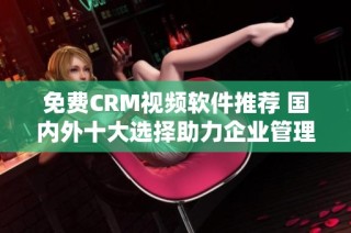 免费CRM视频软件推荐 国内外十大选择助力企业管理