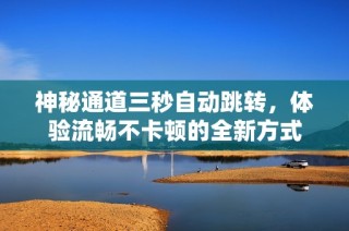 神秘通道三秒自动跳转，体验流畅不卡顿的全新方式