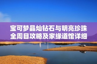 宝可梦晶灿钻石与明亮珍珠全周目攻略及家缘道馆详细图文解析