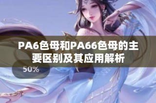 PA6色母和PA66色母的主要区别及其应用解析