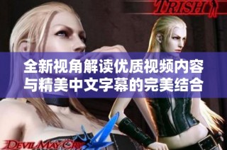 全新视角解读优质视频内容与精美中文字幕的完美结合