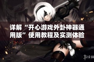 详解“开心游戏外卦神器通用版”使用教程及实测体验分享