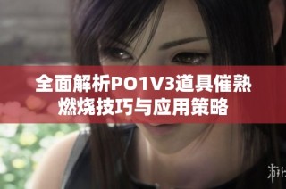 全面解析PO1V3道具催熟燃烧技巧与应用策略