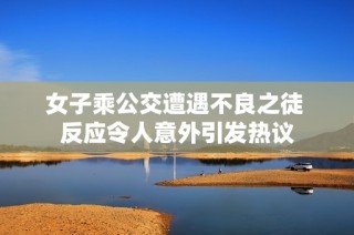 女子乘公交遭遇不良之徒 反应令人意外引发热议