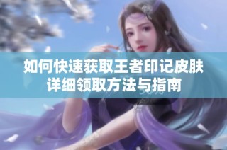 如何快速获取王者印记皮肤详细领取方法与指南