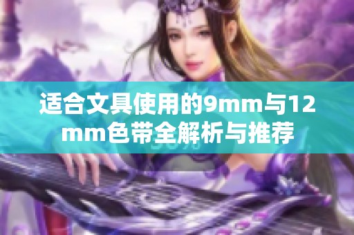 适合文具使用的9mm与12mm色带全解析与推荐