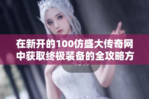 在新开的100仿盛大传奇网中获取终极装备的全攻略方法