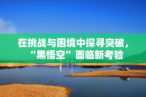 在挑战与困境中探寻突破，“黑悟空”面临新考验
