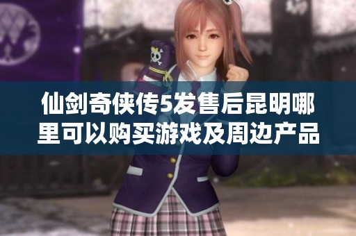 仙剑奇侠传5发售后昆明哪里可以购买游戏及周边产品